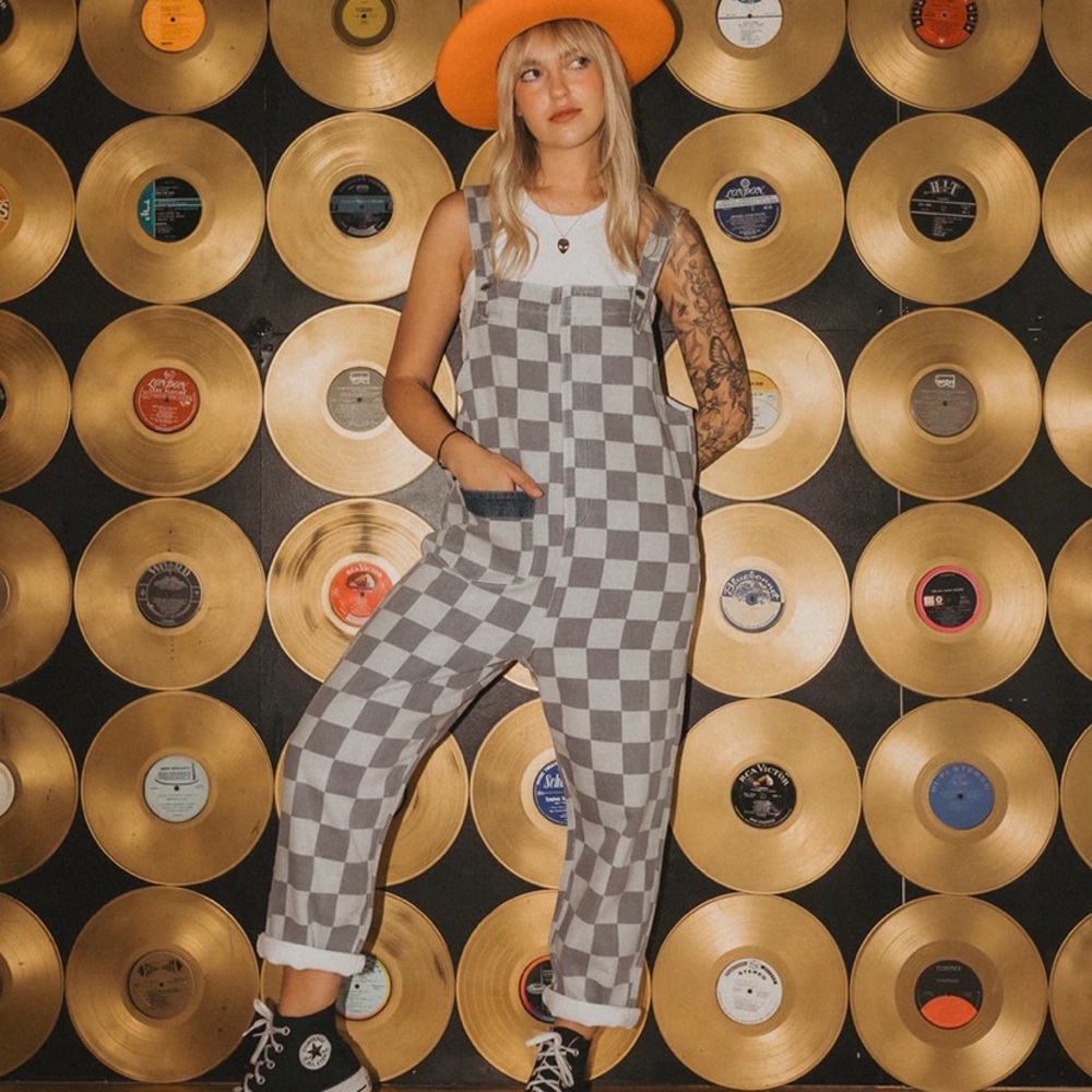 Checkered Overalls